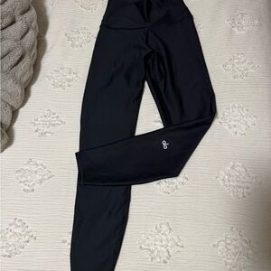 Alo yoga airlift leggings black XXS EUC 7/8 length